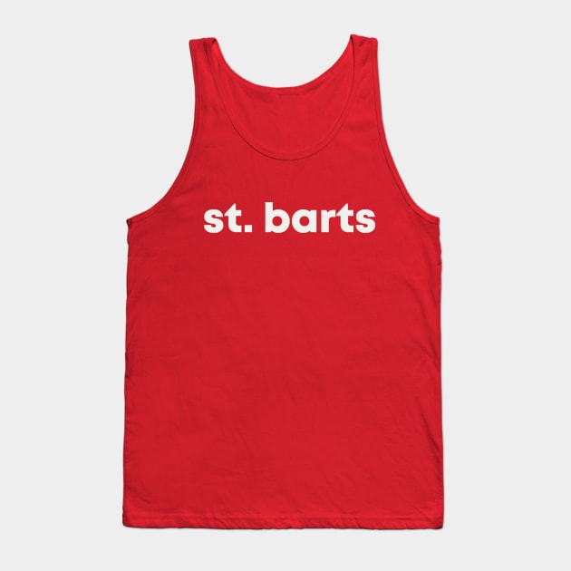 St. Barts - Off White Tank Top by Belcordi